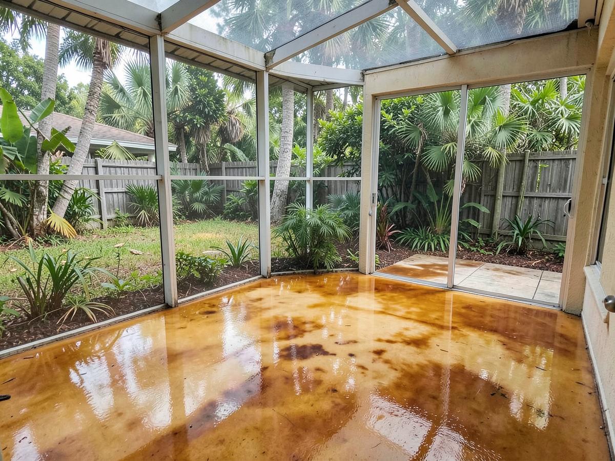 Concrete Staining & Sealing installed by Creative Epoxy & Concrete Coating