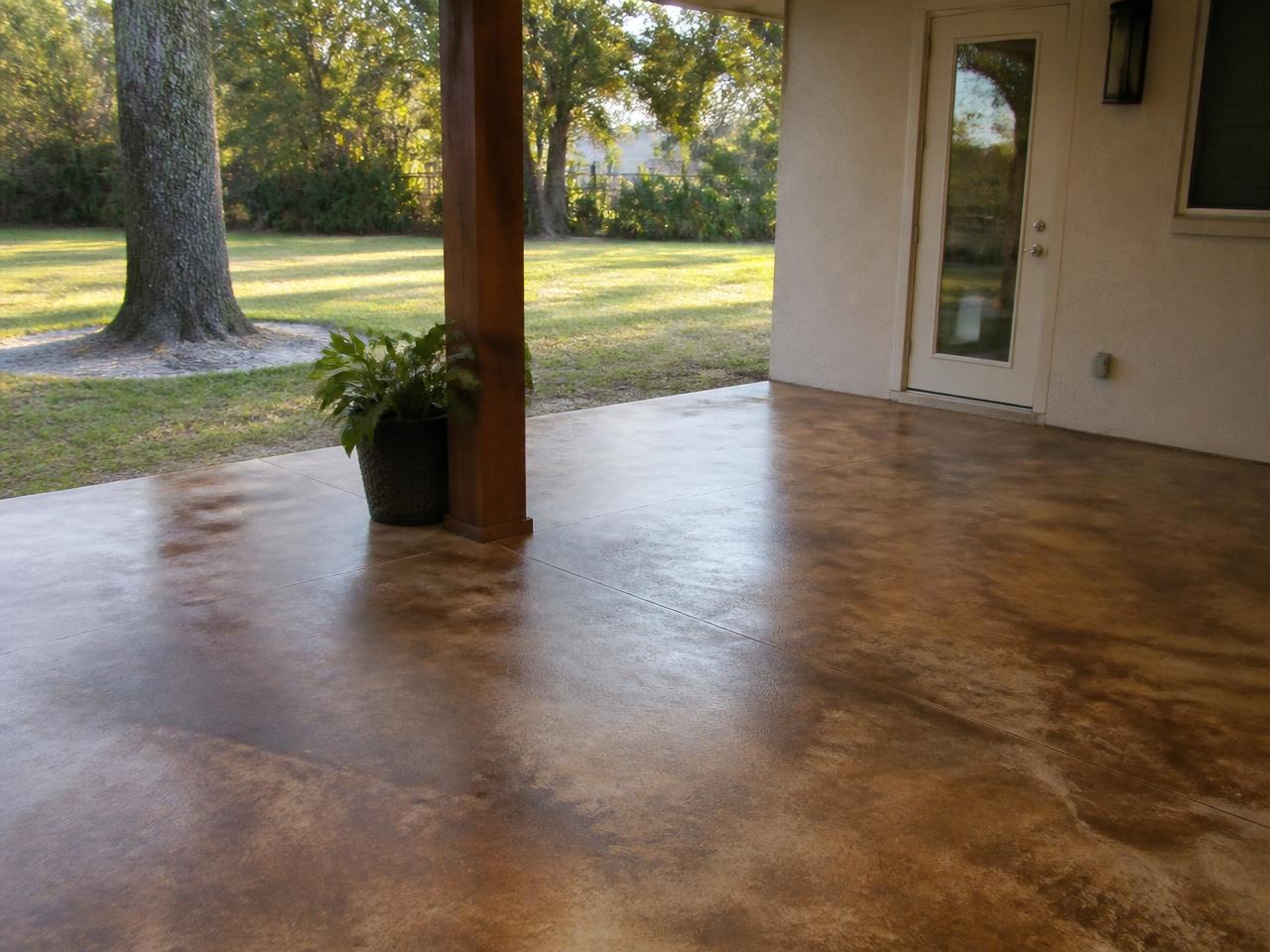 Concrete Staining & Sealing by Creative Epoxy & Concrete Coating